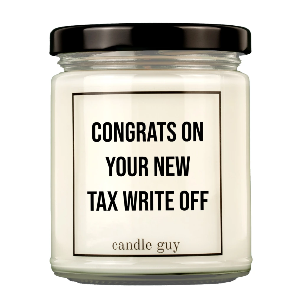 candle guy Duftkerze | Congrats on your new tax write off