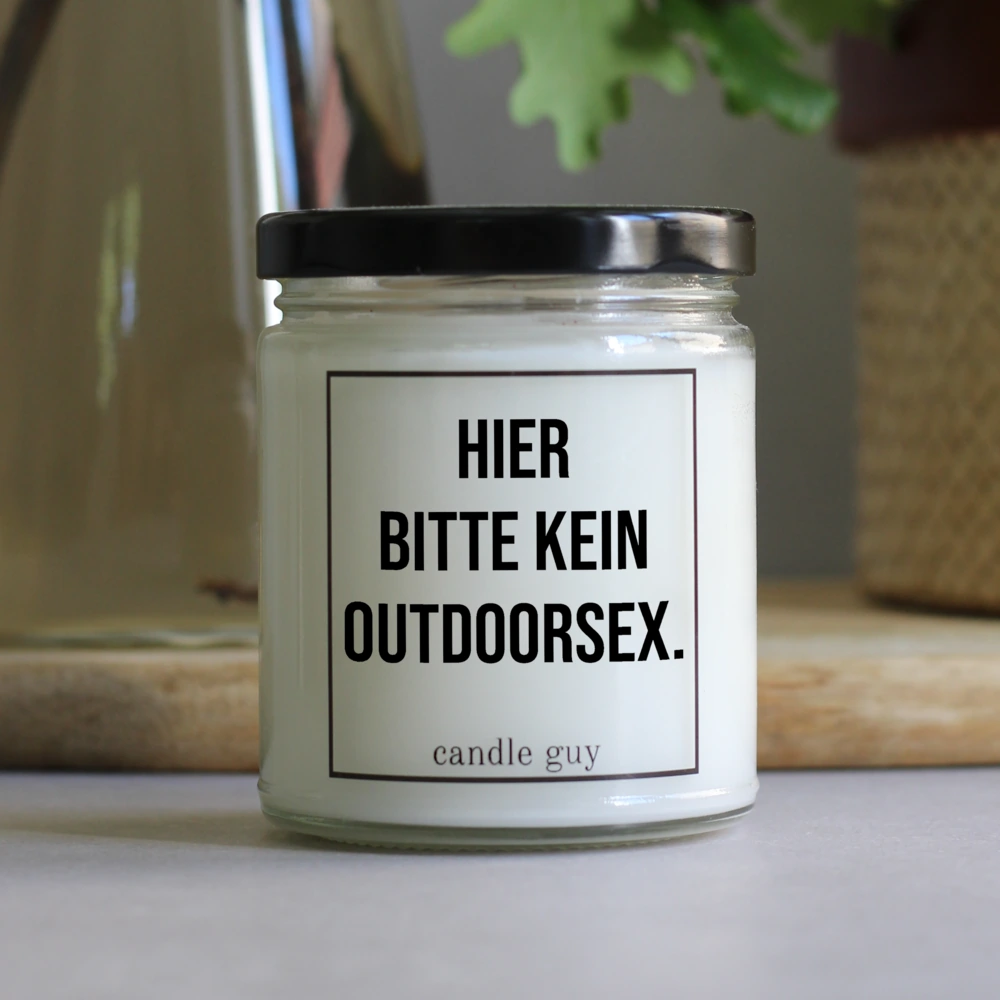 candle guy Duftkerze | Hier bitte kein Outdoorsex. – Bild 4
