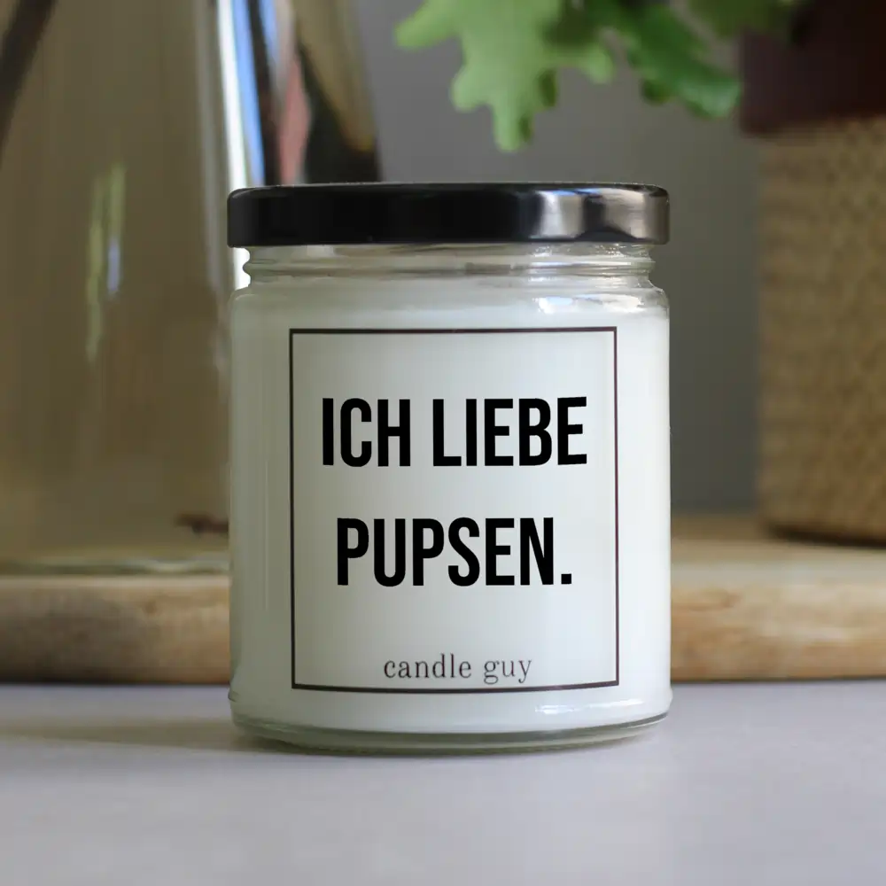candle guy Duftkerze | Ich liebe pupsen. – Bild 4
