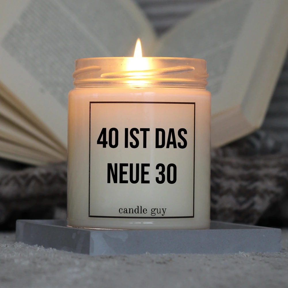 candle guy Duftkerze | 40 ist das neue 30 – Bild 3