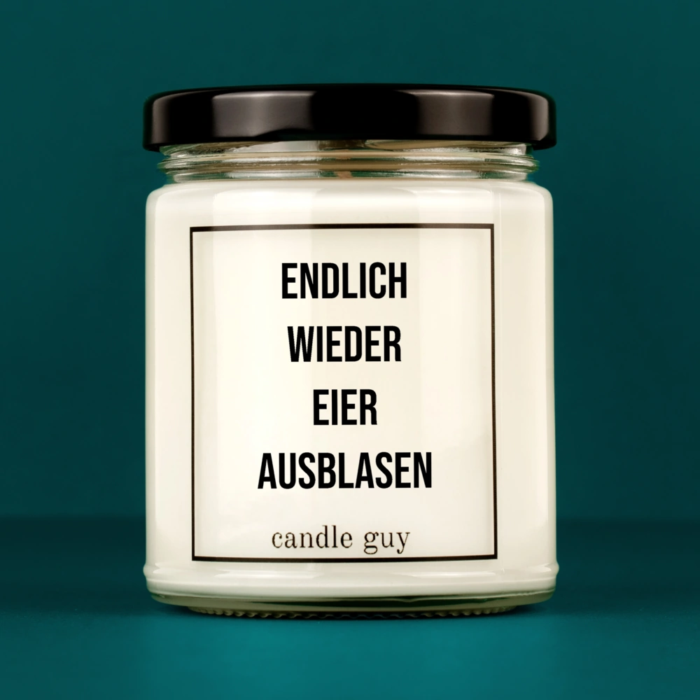 Alternative view of candle guy Duftkerze | Endlich wieder Eier ausblasen