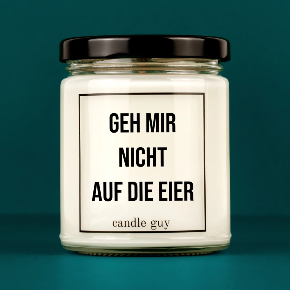 Alternative view of candle guy Duftkerze | Geh mir nicht auf die Eier