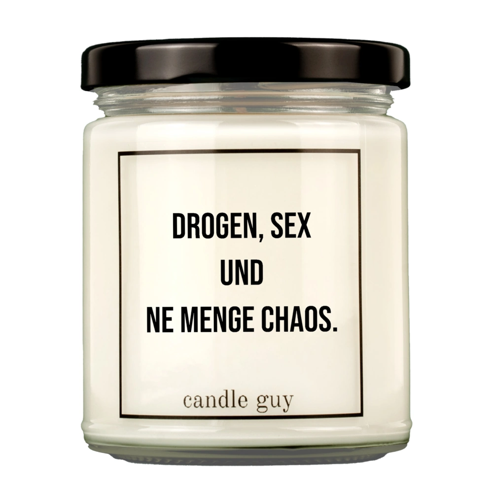 candle guy Duftkerze | Drogen, Sex und ne Menge Chaos.