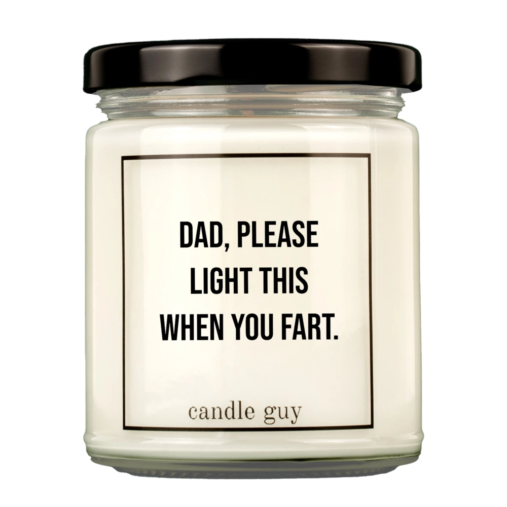 candle guy Duftkerze | Dad, please light this when you fart.
