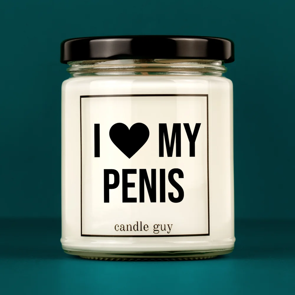 Alternative view of candle guy Duftkerze | I love my penis