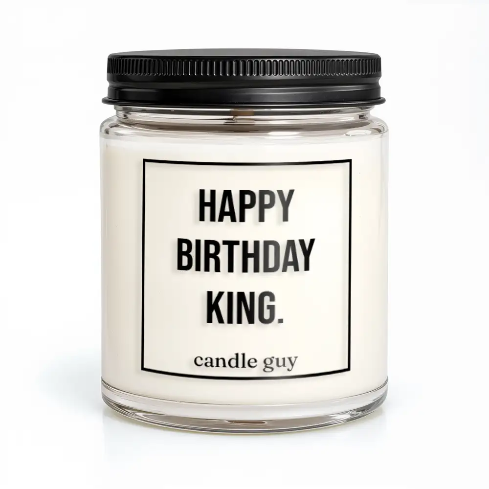 candle guy Duftkerze | Happy Birthday King.