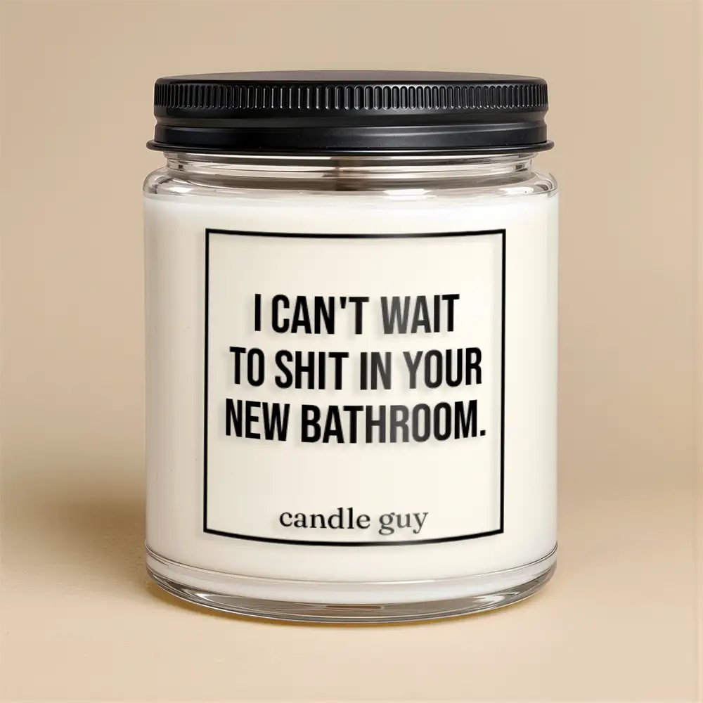 Alternative view of candle guy Duftkerze | I can't wait to shit in your new bathroom.
