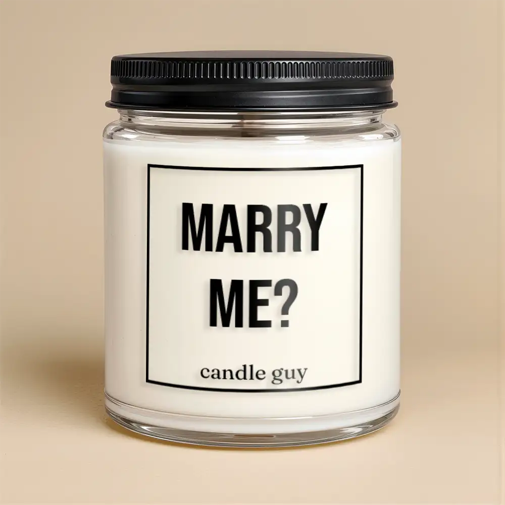 Alternative view of candle guy Duftkerze | Marry me?