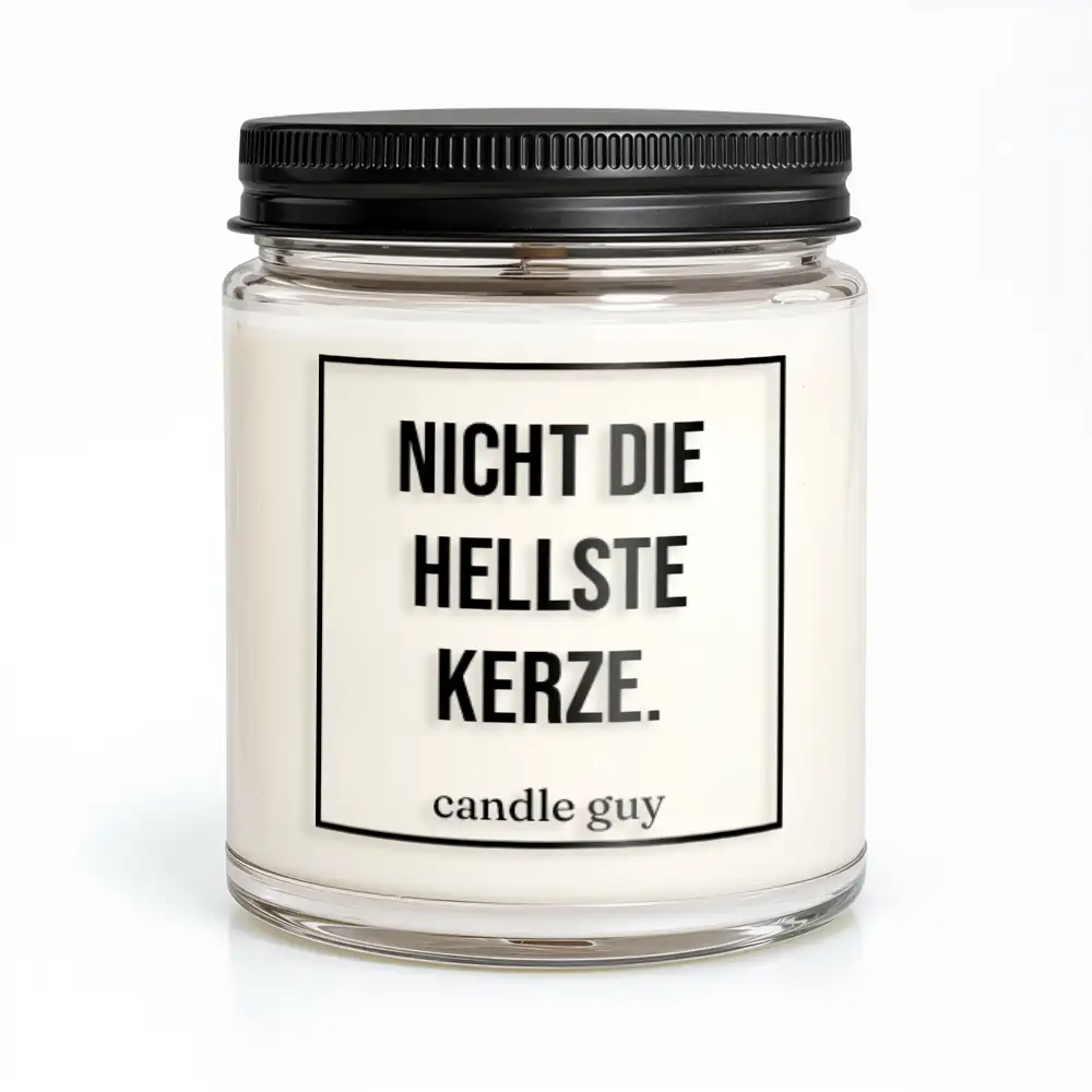 candle guy Duftkerze | Nicht die hellste Kerze.